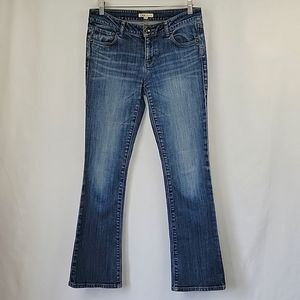CAbi Style #967R Bootcut Jeans Lt./ Med. Wash Size 8